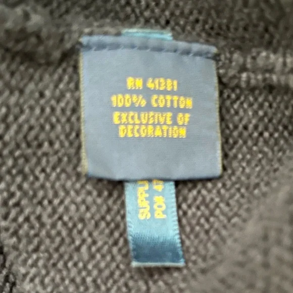 Polo by Ralph Lauren Men's dark navy quarter zip sweater size x-large - Picture 3 of 6